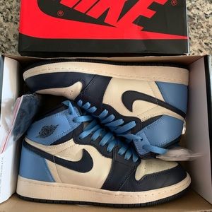 Jordan Retro High 1 Obsidian UNC (gs)